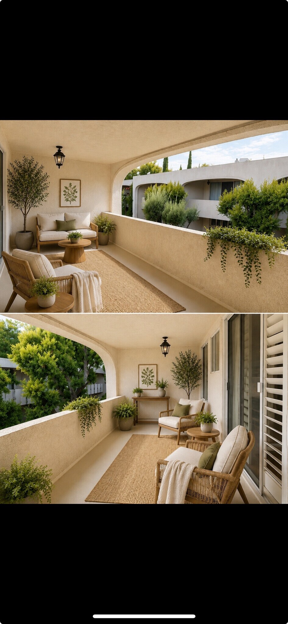 Balcony with furniture - 5266 Lindley Ave