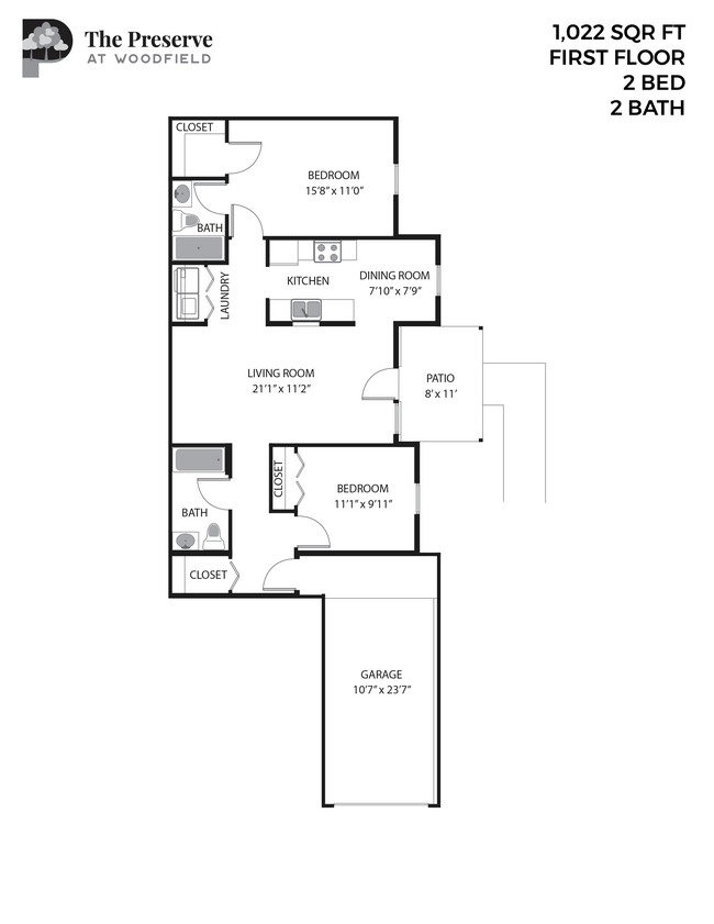 Floorplan - The Preserve at Woodfield