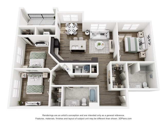 Floorplan - The Terrace at Highland Hills