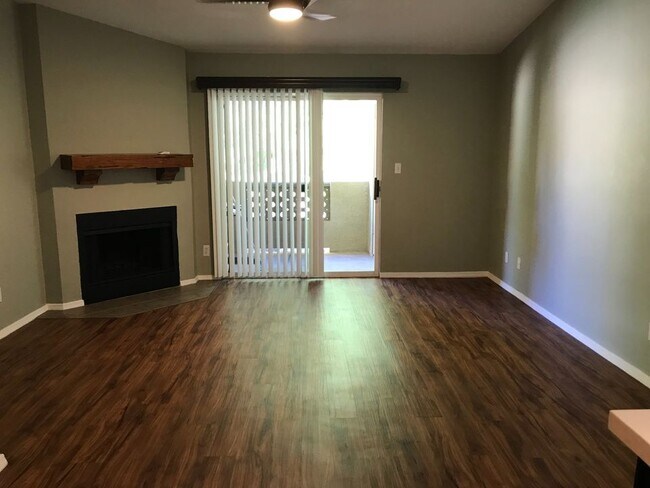 Living Area + Fireplace & Balcony Patio - 1880 E Morten Ave