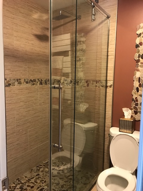 full bath custom shower - 4232 Bolton Valley Access Rd