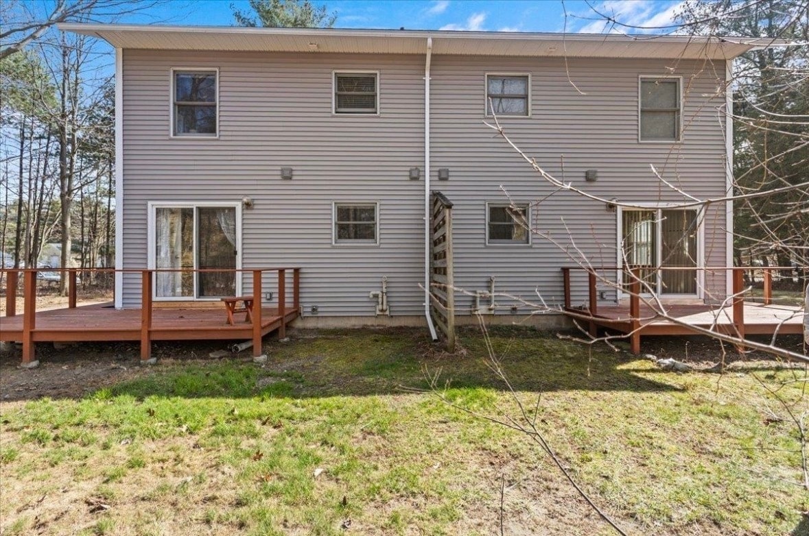 Back of property - 216 Grey Birch Dr