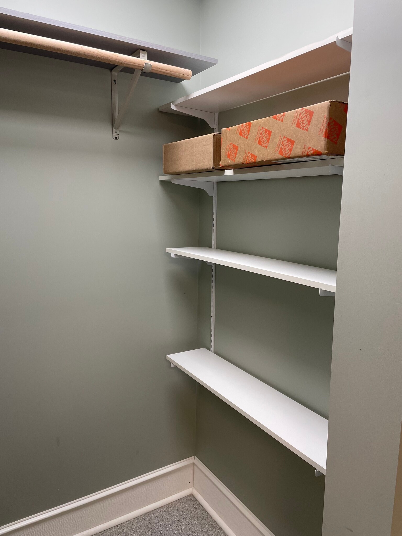 Closet shelving - 1826 E Superior St