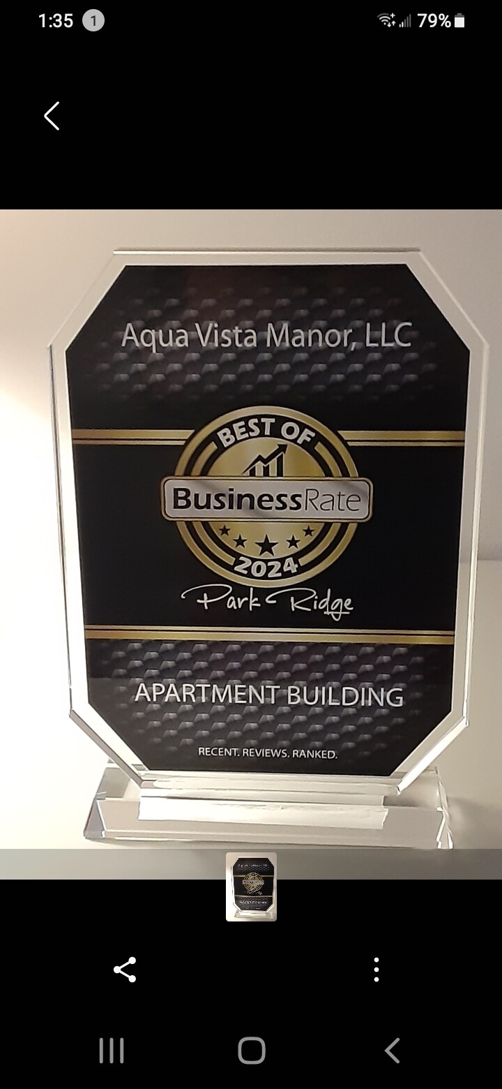 Proud to be a five star business & honored to be the #1 apartments in Park Ridge 2024! - 2 N Broadway Ave