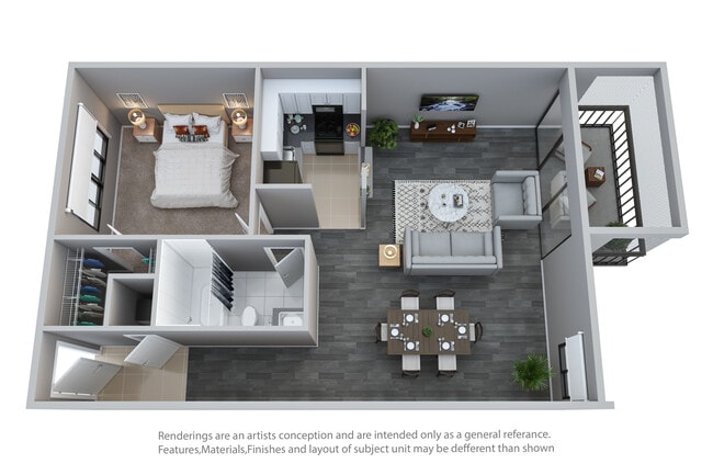 Floorplan - Lilac Village Boca Raton Apartments