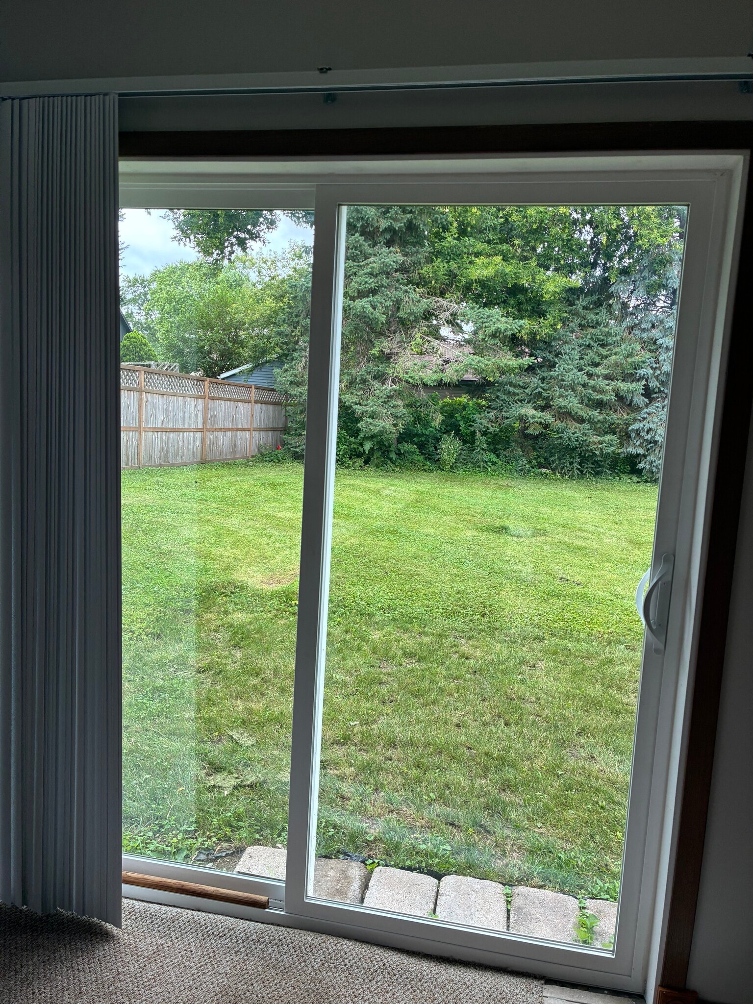 Patio to yard - 858 Westover St