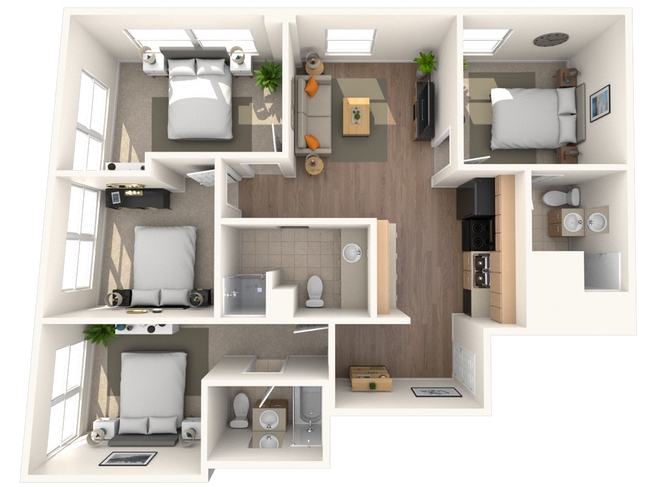 A-4bed 3bath - The Printing House