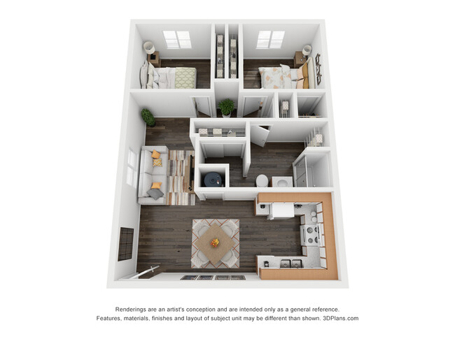 Floorplan - Maryland Villas Apartments