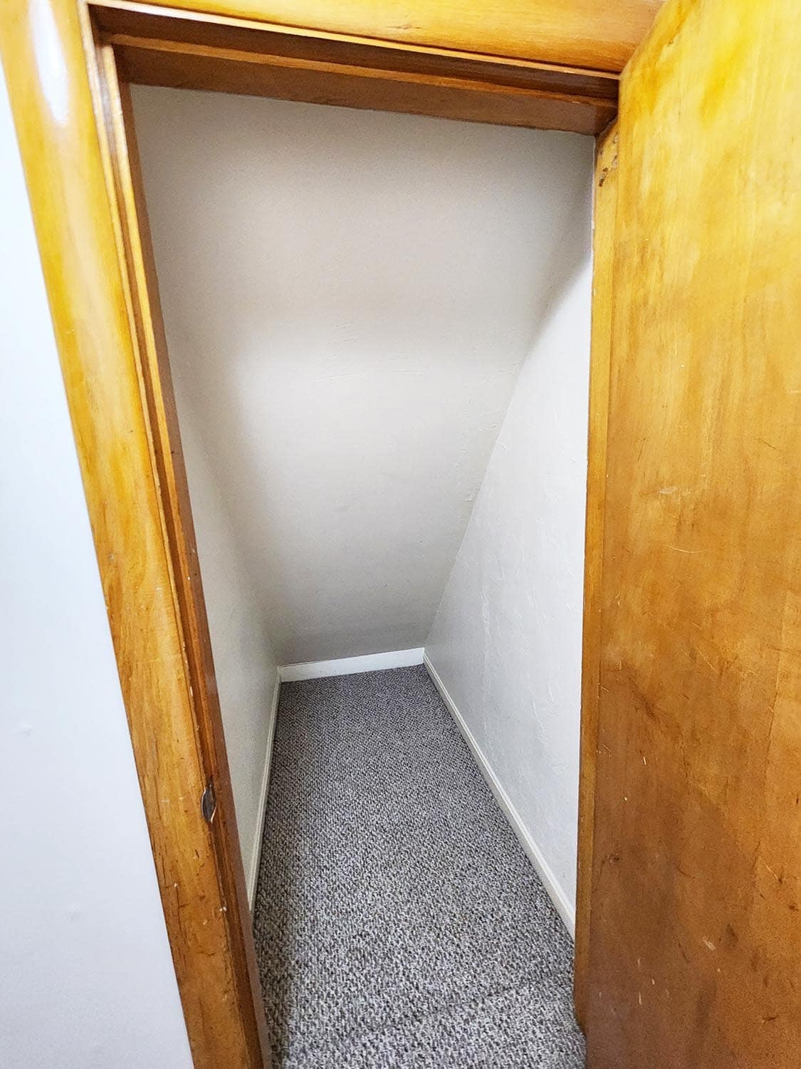 Deep storage closet off hall - 216 5th St