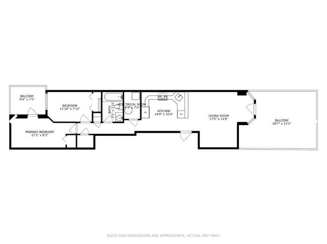 Floorplan - 1405 N Wells St
