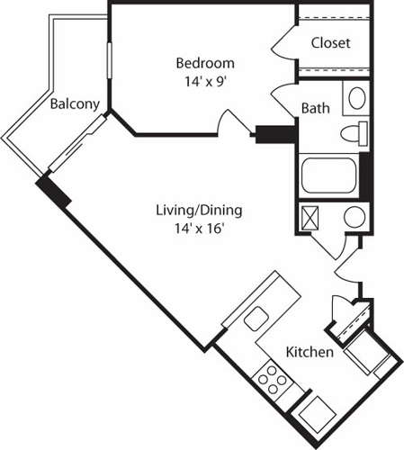 Floorplan - The Reserve at Clarendon Centre