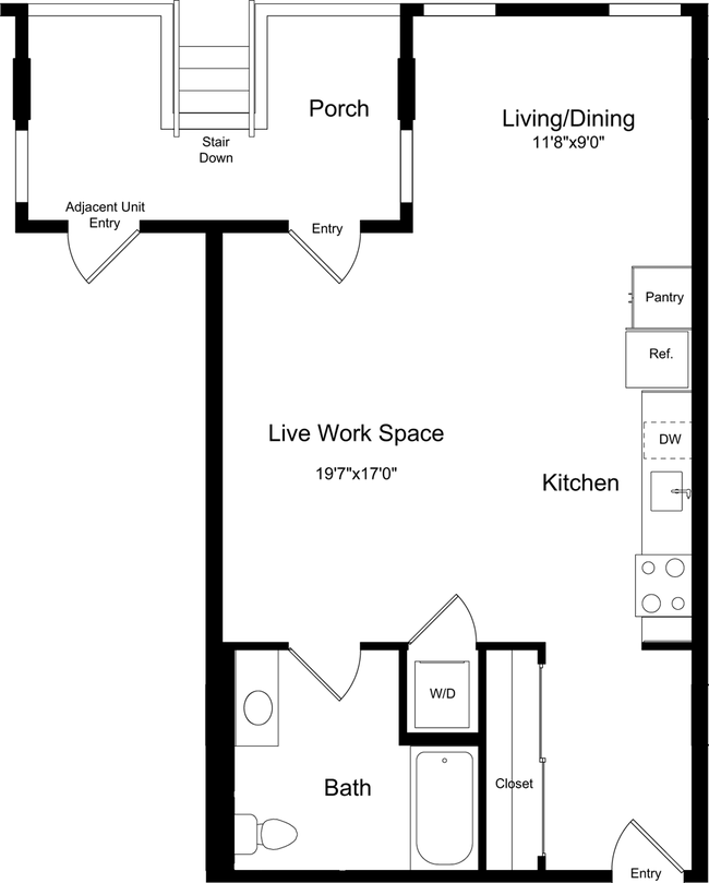 Floorplan - 855 Brannan