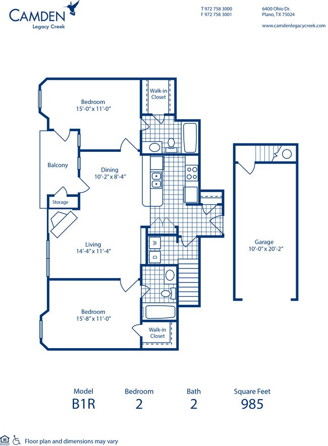 Floorplan - Camden Legacy Creek