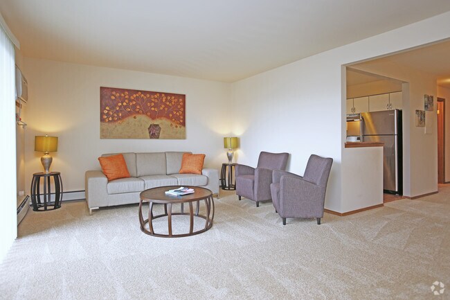 2 BR, 2 BA - Living Room - Apartments of Orland