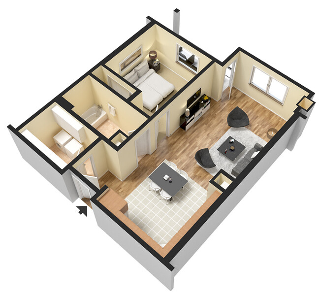 Floorplan - Tioga Square