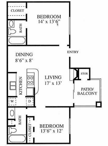 Floorplan - Park at Leblanc