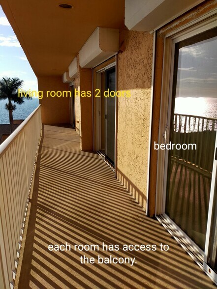 Approximately a 40 ft balcony. - 7432 Sunshine Skyway Ln S