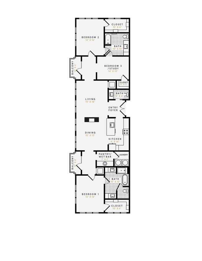 Floorplan - Boone Manor