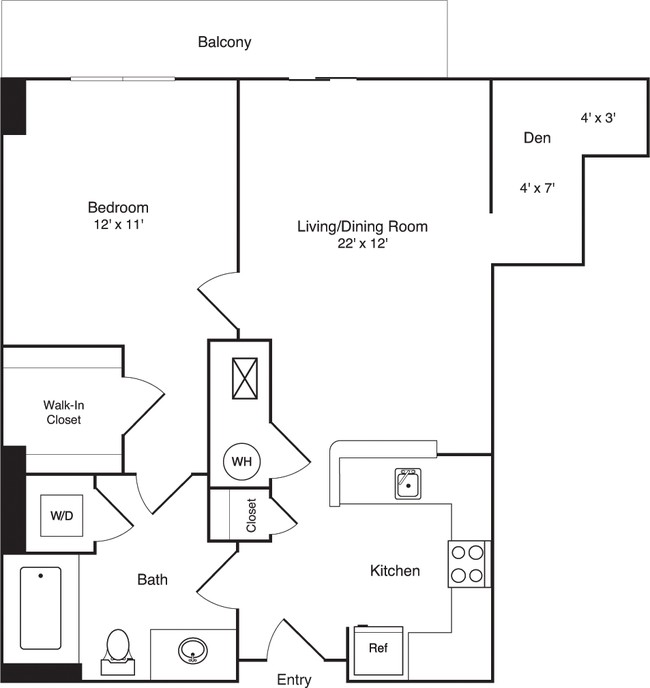 Floorplan - The Reserve at Clarendon Centre