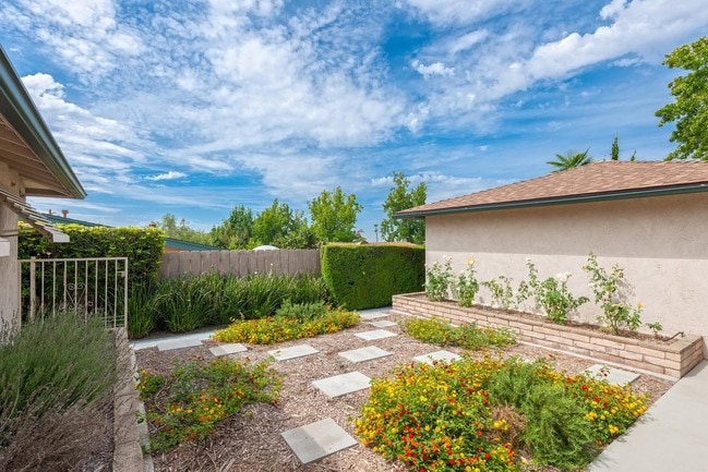 Middle yard - facing southwest - 1360 Tropical Ave