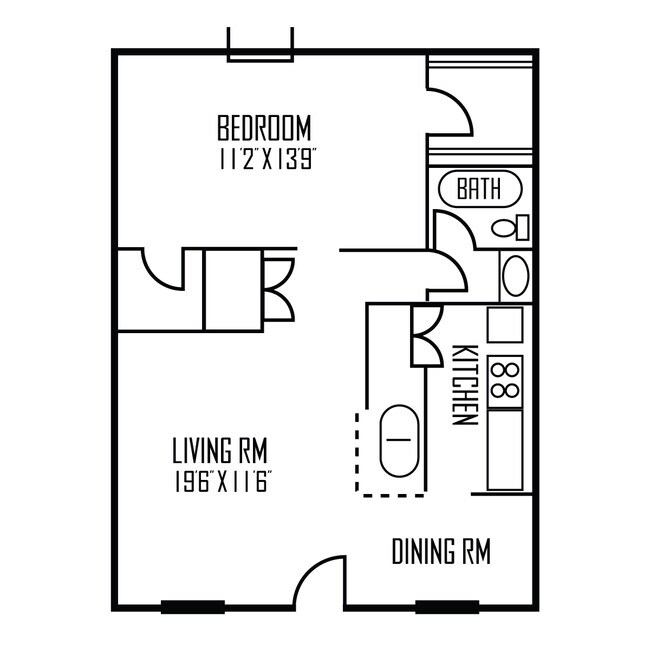 Floorplan - Polaris on the Park - Renovated Apartments. Best prices in South Austin.