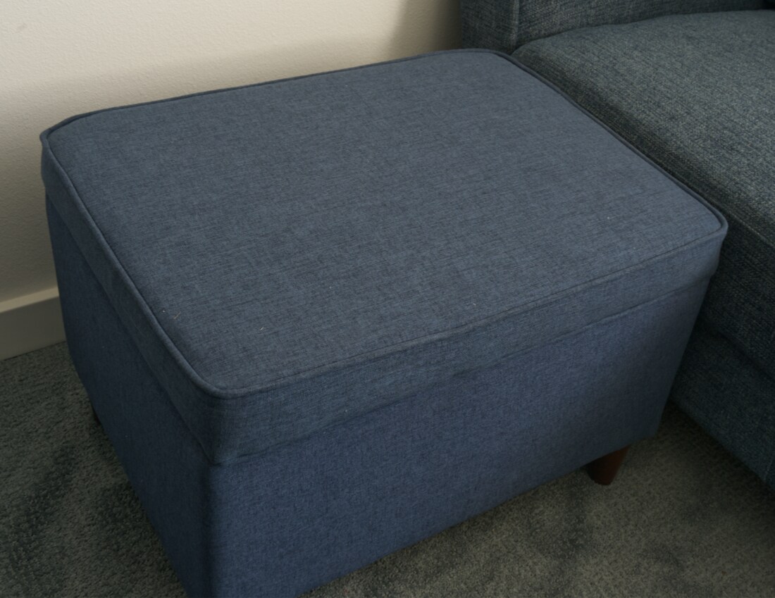 The ottoman makes the sofa a lounge for relaxing - 4157 SE Brooklyn St