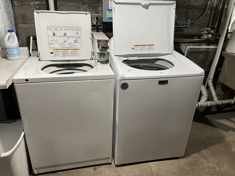 Shared laundry in basement - 204 E 4th St