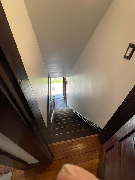 Main entrance stairs - 925 Francis Scott Key Hwy