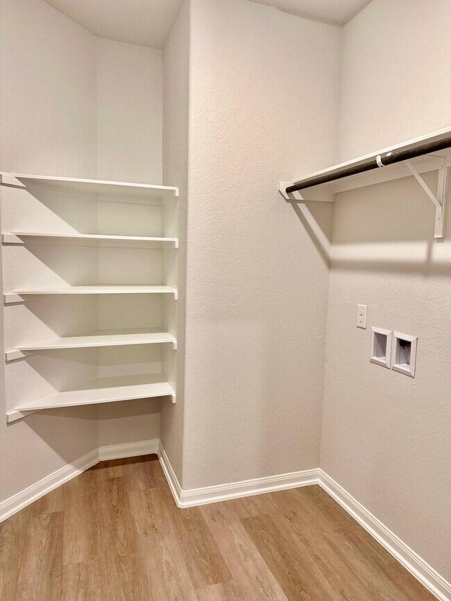 The utility room has plenty of built in storage space. - 507 Turtle Dove Dr