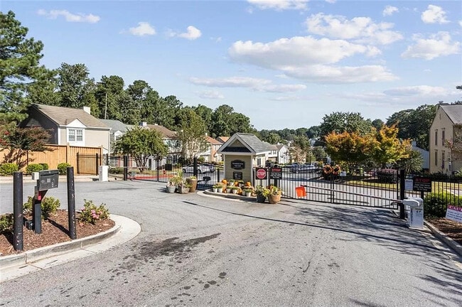front gate to community - 3444 Washington Way