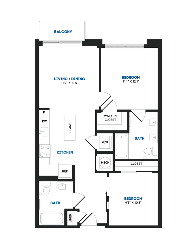 Floorplan - The Chase at Bryant Street