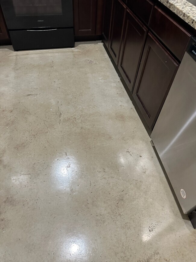 Spotless floor with a view of dishwasher - 16922 Showdown Path