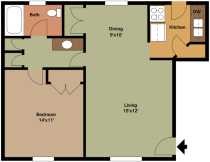 Floorplan - Flats at 235