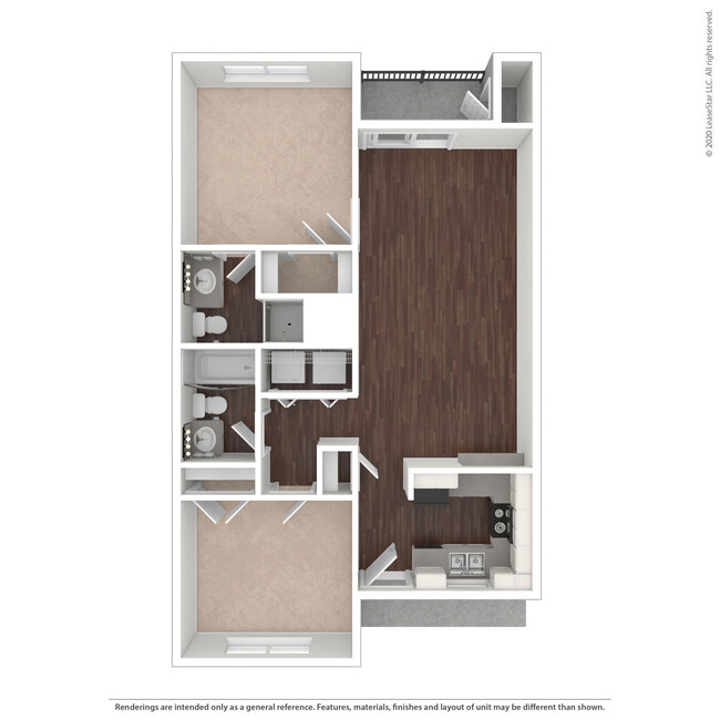 Floorplan - North Chase Apartments