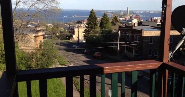 View from the back deck - 204 E 4th St