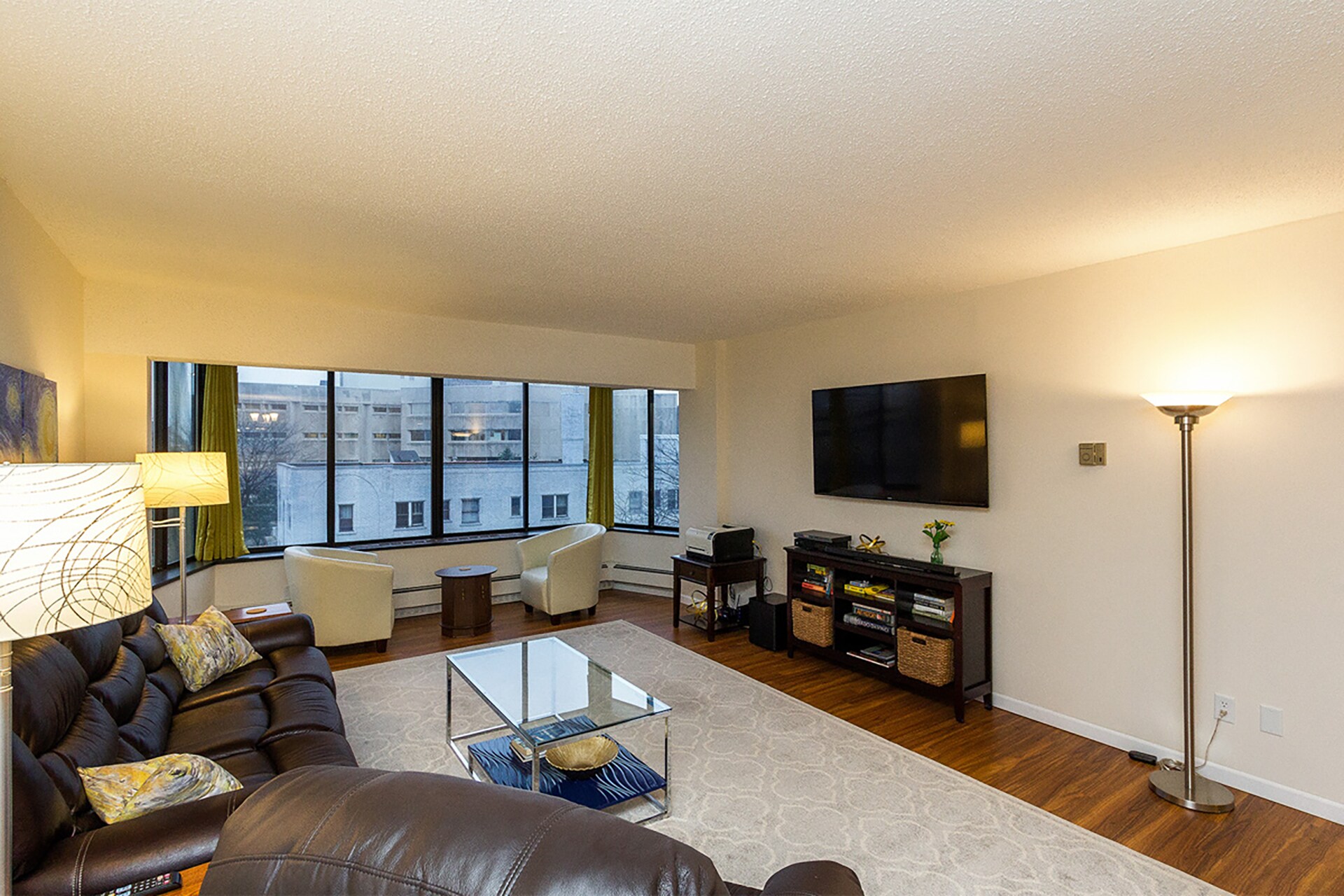 Living Room with Downtown Views - 207 5th Ave SW #308