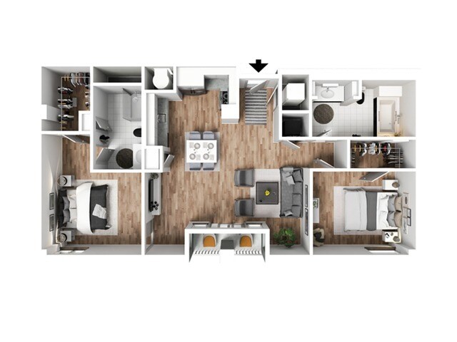 E-2R 3D Furnished.jpg - The Peach Atlanta