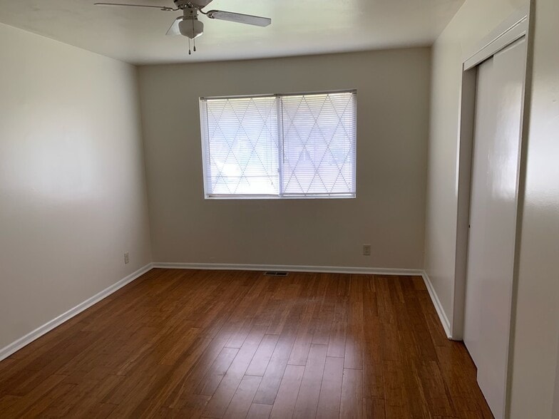 1st bedroom offers 2 double closets for ample storage - 4209 Northwest 57th Terrace