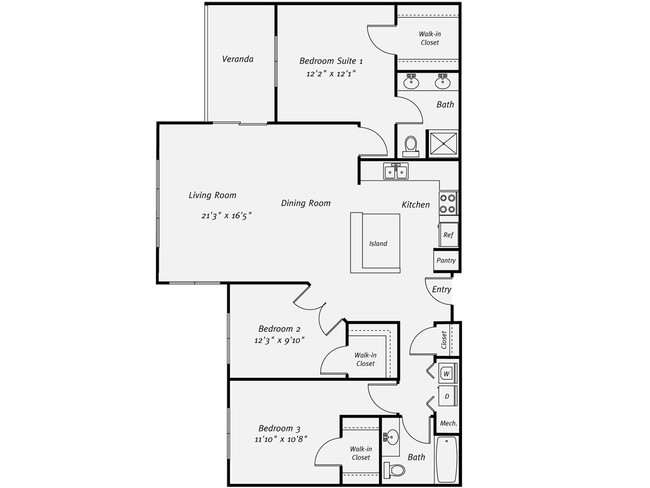 Floorplan - Avalon ParcSquare