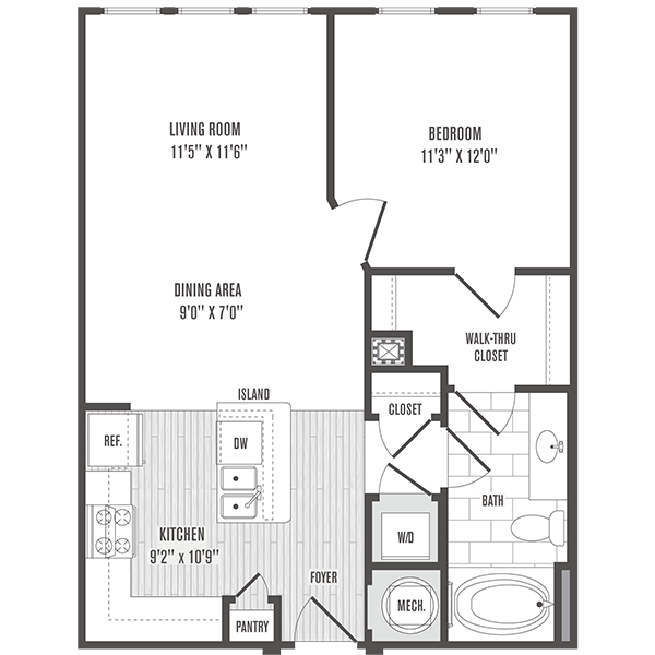 Floorplan - The Tala at Washington Hill