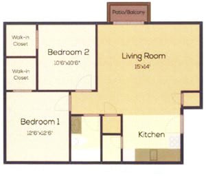Floorplan - South View Apartments