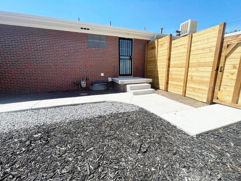Yard and Front Door - 491 S Otis St