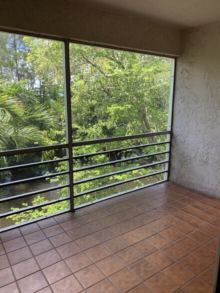 Private Sceened Balcony with Water Views - 1400 NE 57th St