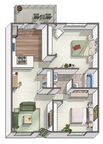 2x1.5 - Tustin Parc Townhomes & Apartments