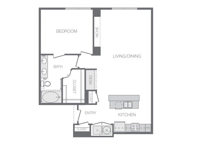 Floorplan - Hanover Rice Village