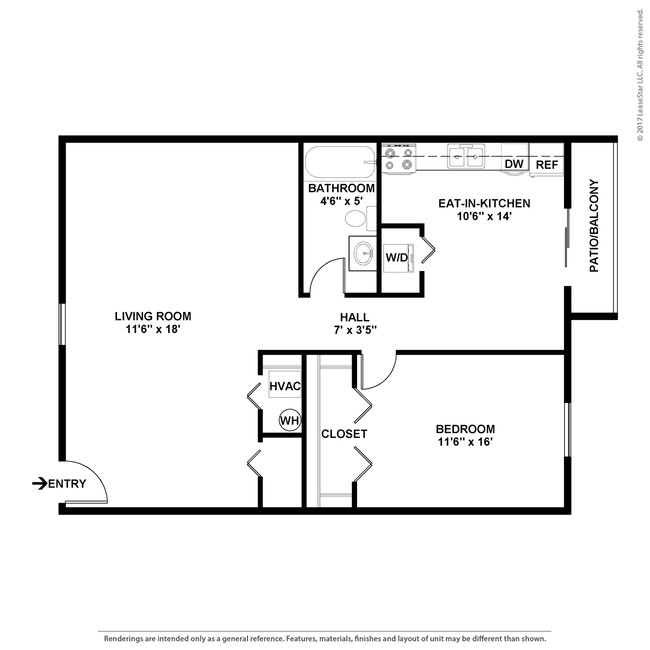 Floorplan - The Apartment Gallery Of York