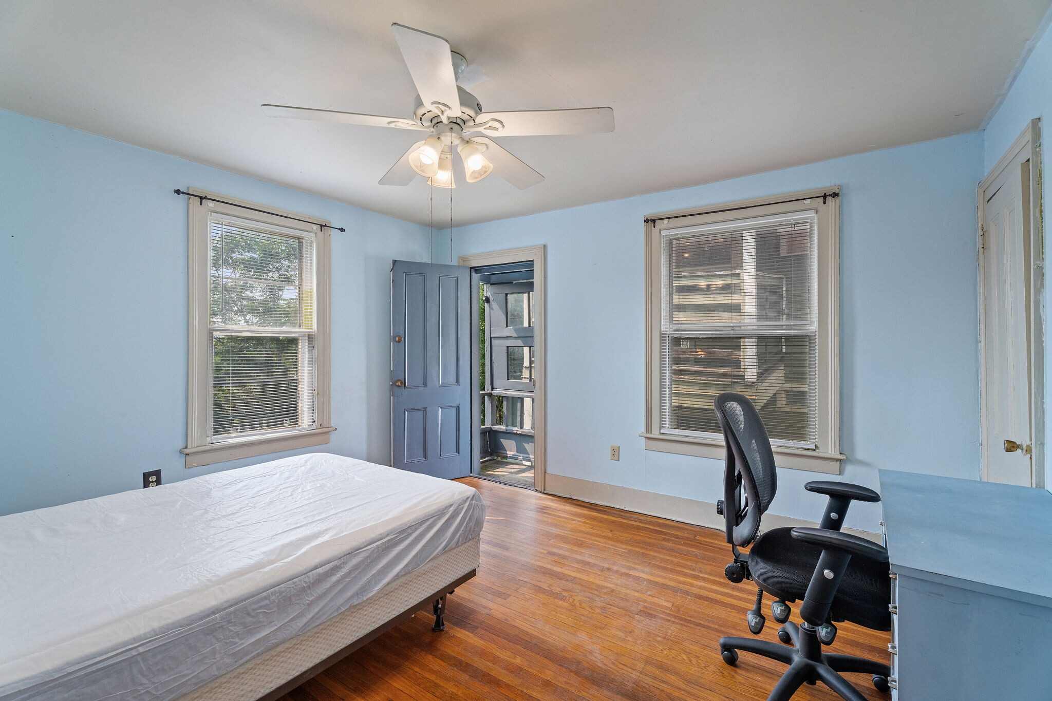 Bedroom #2 w/porch - 402 University Ave