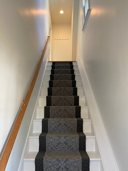 Stairway up to apartment - 7 Greenfield Ave