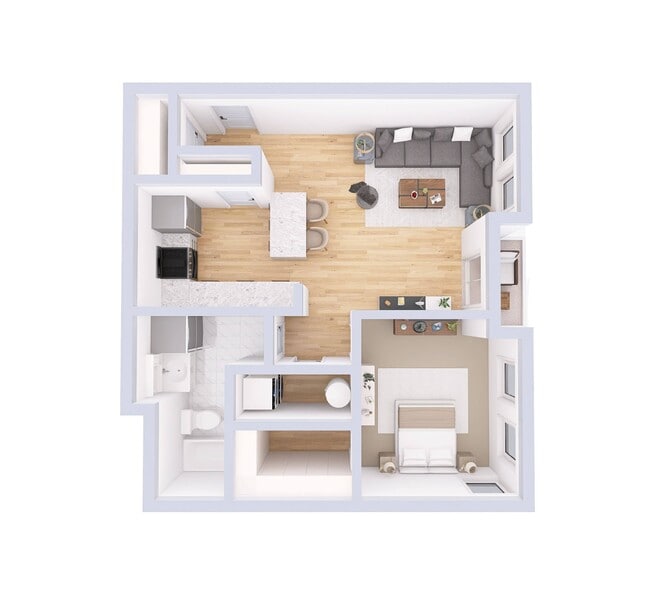 Floorplan - Monmouth Row Apartments