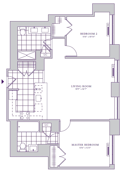 2BR/2BA - 88 Morgan Condominiums